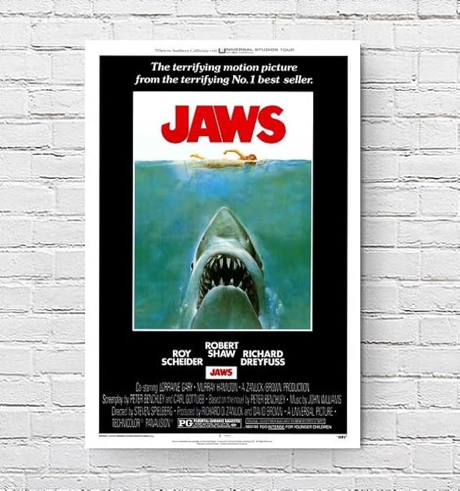 Amazon.co.jp: 映画ポスター ジョーズ JAWS S・スピルバーグ 11×17